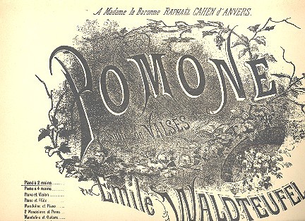 Pomone  pour piano  