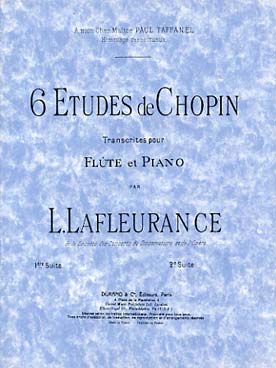 F. Chopin 6 Etudes Vol.2Flute-Piano&nbsp;&nbsp;Flauto&nbsp;&nbsp;