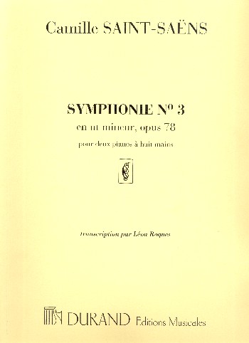 Symphonie ut majeur op.78 no.3 pour orchestre&nbsp;&nbsp;pour 2 pianos à 8 mains&nbsp;&nbsp;2 partitions à 4 mains