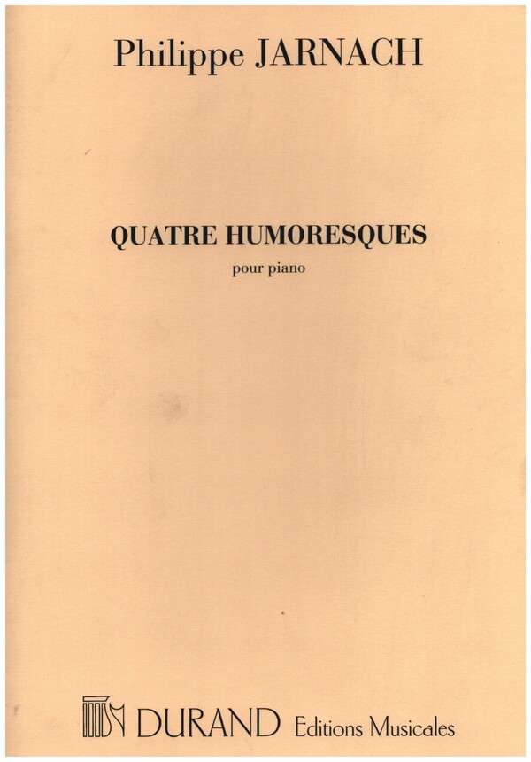 4 Humoresques  pour piano  Format 210mm x 297mm