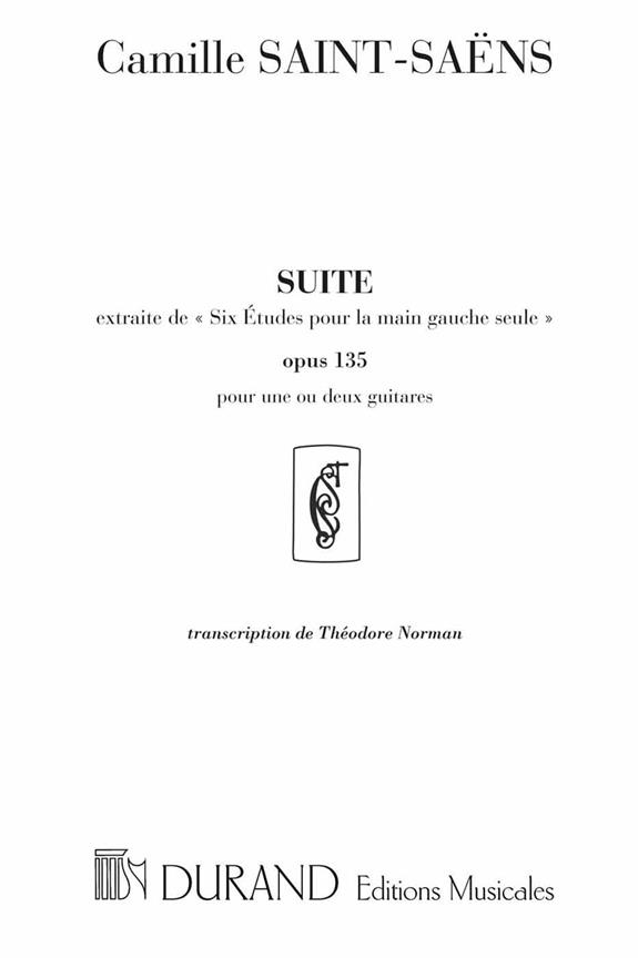 C. Saint-Saens Suite 1 Ou 2 Guitares&nbsp;&nbsp;Guitar / Lute&nbsp;&nbsp;