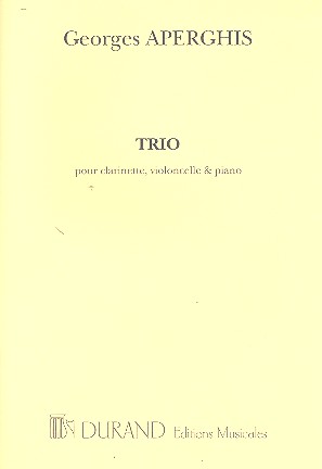 G. Aperghis Trio, Pour Clarinette, Violoncelle Et Piano (1996)&nbsp;&nbsp;Trio&nbsp;&nbsp;