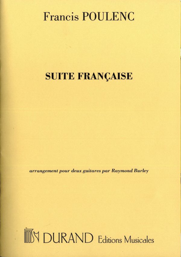 Suite francaise pour 2 guitares&nbsp;&nbsp;partition et parties&nbsp;&nbsp;
