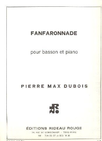 Fanfaronnade  pour basson et piano  