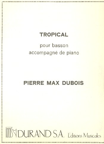 Tropical  pour basson et piano  