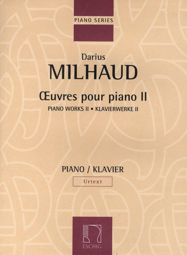 Oeuvres pour piano vol.2&nbsp;&nbsp;&nbsp;&nbsp;