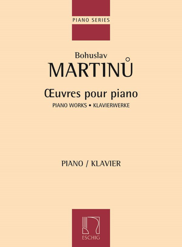 Oeuvres &nbsp;&nbsp;pour piano&nbsp;&nbsp;