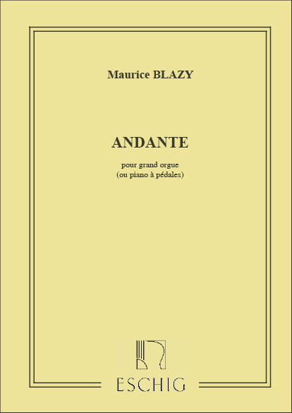 M. Blazy Andante&nbsp;&nbsp;Harmony&nbsp;&nbsp;