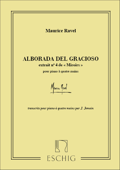Alborada del gracioso&nbsp;&nbsp;pour piano a 4 mains&nbsp;&nbsp;