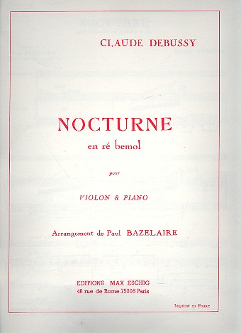 Nocturne  pour violon et piano  