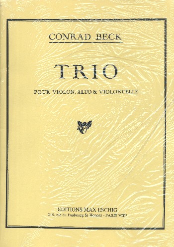 Trio&nbsp;&nbsp;for violin, viola and cello&nbsp;&nbsp;parts