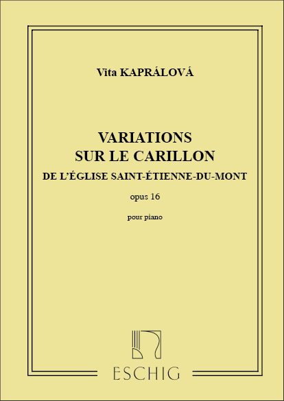 Variations sur le Carillon op.16  pour piano  