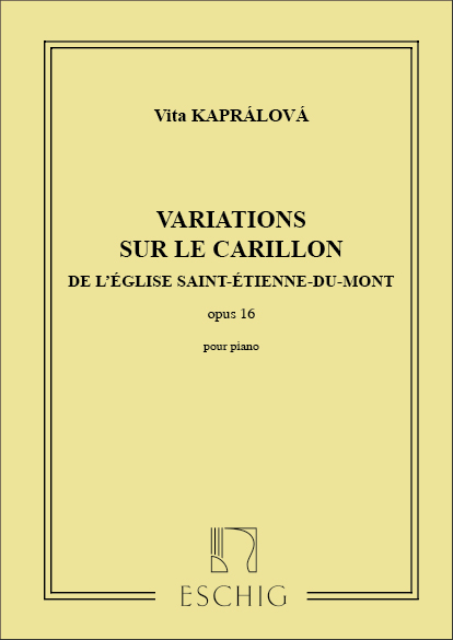 Variations sur le Carillon op.16&nbsp;&nbsp;pour piano&nbsp;&nbsp;