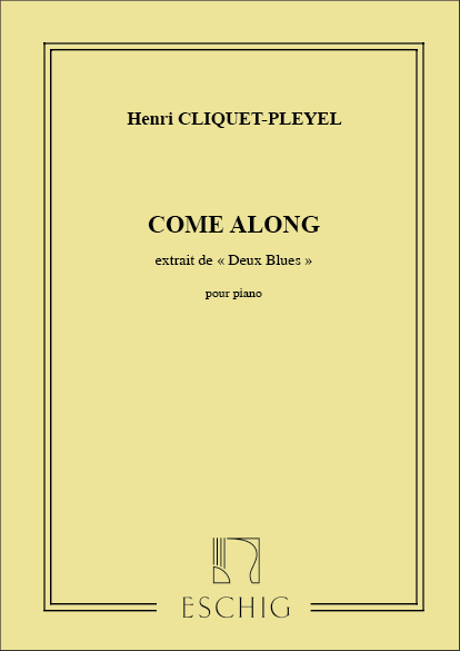 Cliquet  Pleyel 2 Blues N 1 Pno&nbsp;&nbsp;Piano&nbsp;&nbsp;