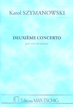 Concerto no.2 for violin and orchestra  study score  