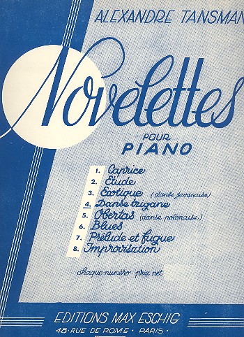 Novelette no.4&nbsp;&nbsp;pour piano&nbsp;&nbsp;