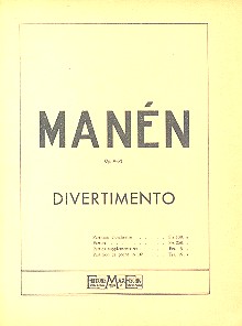 Divertimento op.A32&nbsp;&nbsp;for orchestra&nbsp;&nbsp;study score