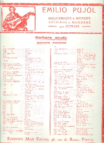 Folias  for guitar  