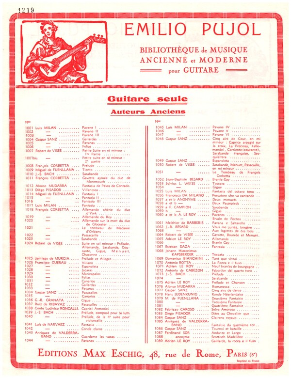 Berceuse anicenne&nbsp;&nbsp;pour guitare&nbsp;&nbsp;