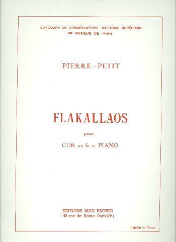 Flakallaos  pour cor et piano  