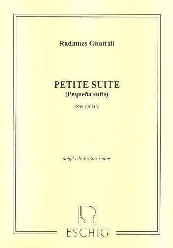 Petite suite&nbsp;&nbsp;pour guitare&nbsp;&nbsp;