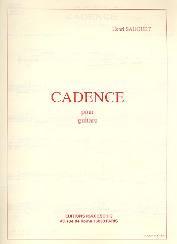 Cadence  pour guitare  