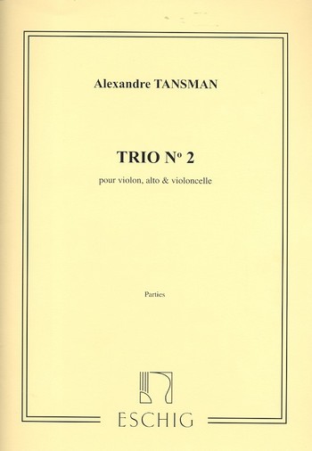 Trio no.2&nbsp;&nbsp;pour violon, alto et violoncelle&nbsp;&nbsp;partites