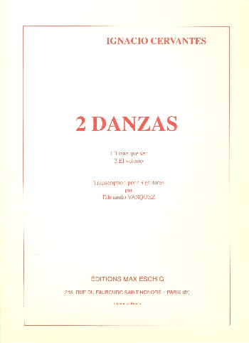 2 Danzas  for 3 guitars  score