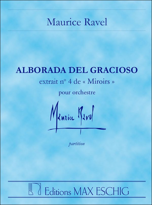 Alborada del gracioso pour orchestre&nbsp;&nbsp;partition de poche&nbsp;&nbsp;