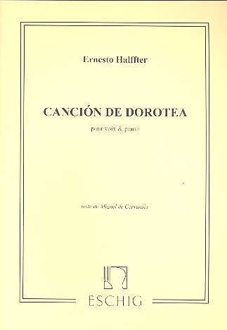 Canción de Dorotea pour voix et piano    