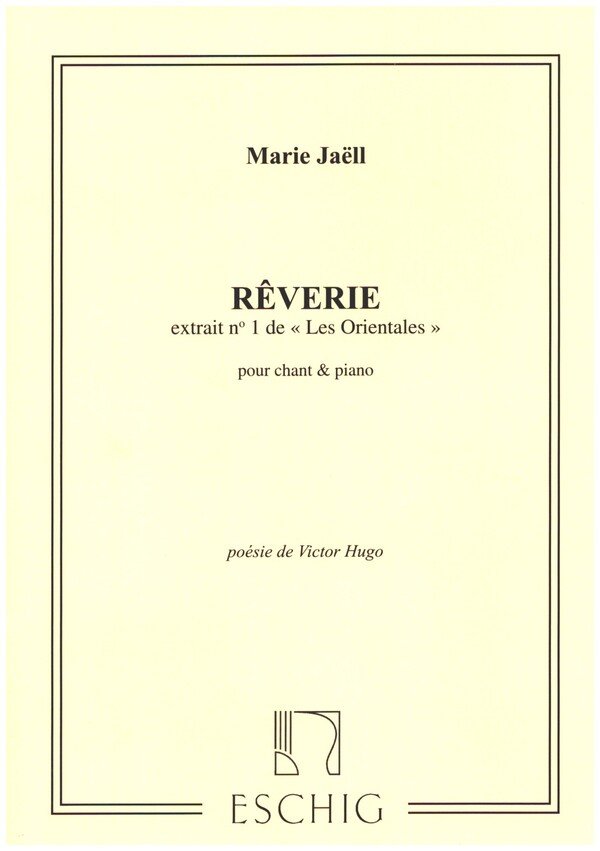 Reverie  pour chant et piano  