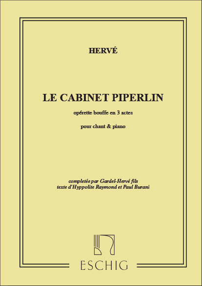 Herve  Cabinet Piperlin Cht-Piano&nbsp;&nbsp;Vocal and Piano&nbsp;&nbsp;