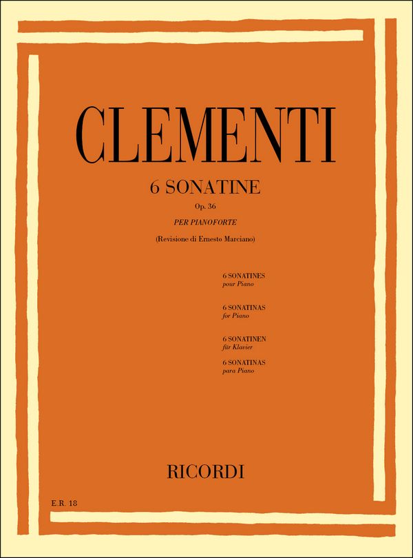 6 Sonatine op.36  per pianoforte  