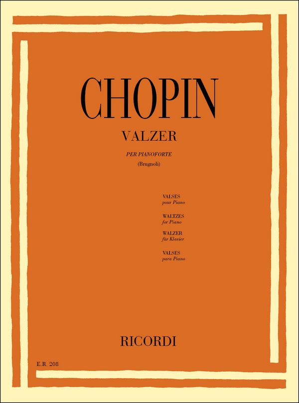 19 Valzer  per pianoforte  