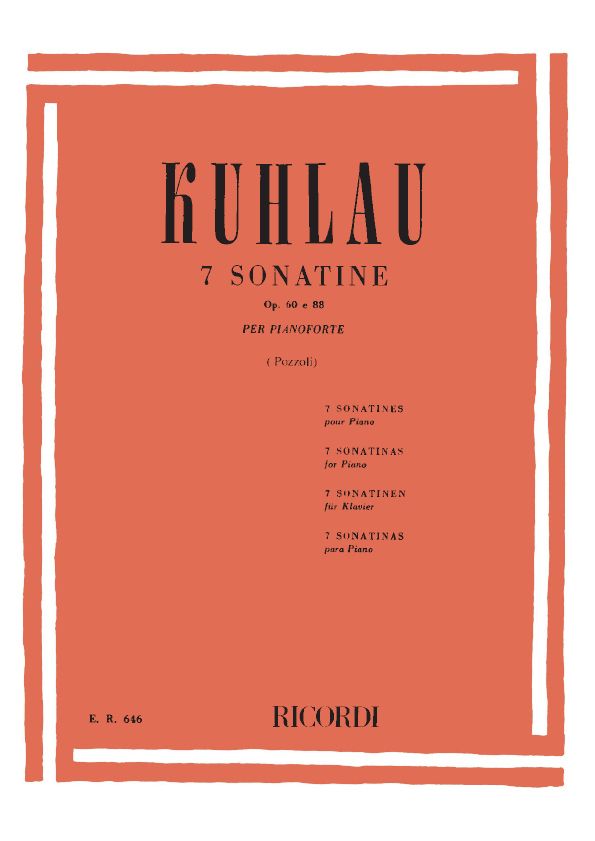 7 Sonatine op.60 e op.88  per pianoforte  
