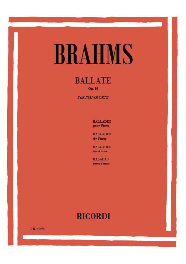 Ballate op.10&nbsp;&nbsp;per pianoforte&nbsp;&nbsp;