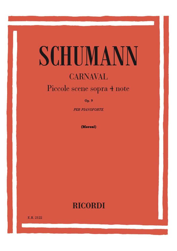 Carnaval op. 9&nbsp;&nbsp;per pianoforte&nbsp;&nbsp;