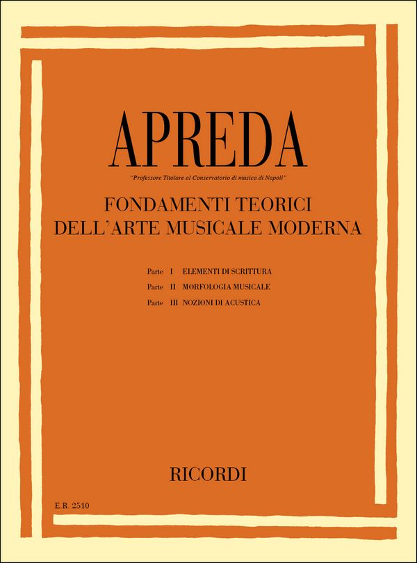 Fondamenti teorici dell'arte musicale moderna&nbsp;&nbsp;vol.1-3&nbsp;&nbsp;