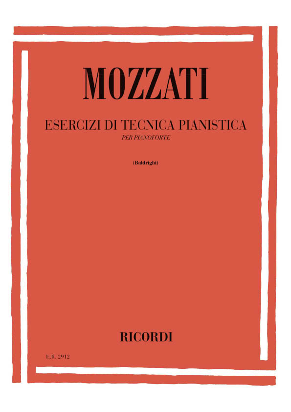 A. Mozzati Esercizi Di Tecnica Pianistica&nbsp;&nbsp;Piano&nbsp;&nbsp;