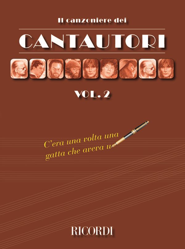 Various I Cantautori&nbsp;&nbsp;Songbook with lyrics and chords&nbsp;&nbsp;