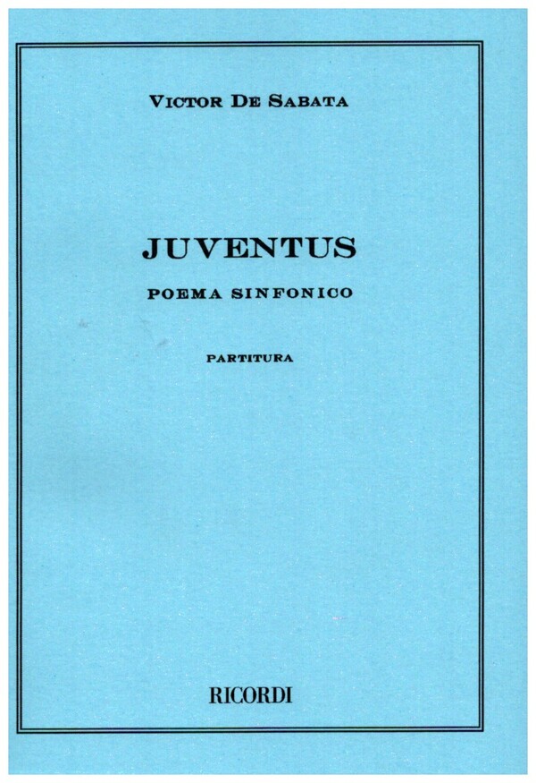 Juventus  per orchestra  partitura