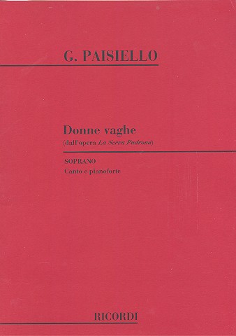 Donne vaghe  per soprano e pianoforte (it)  