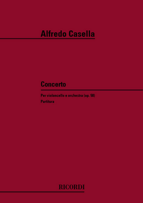 A. Casella Concerto Op. 58&nbsp;&nbsp;Classical&nbsp;&nbsp;