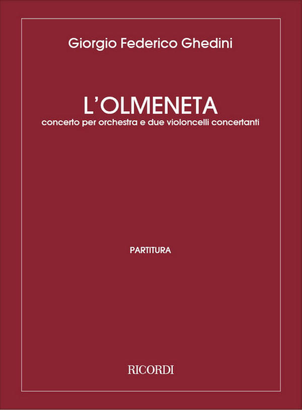 G.F. Ghedini Concerto Detto 'L'Olmeneta'&nbsp;&nbsp;Classical&nbsp;&nbsp;
