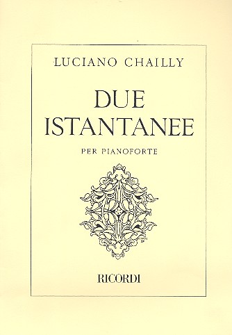Due Istantanee  per pianoforte  