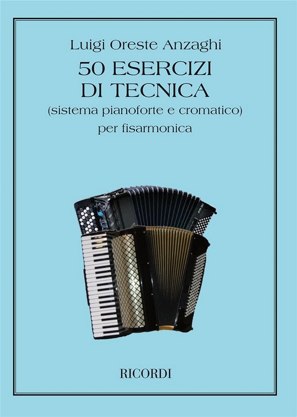 L.O. Anzaghi 50 Esercizi Di Tecnica&nbsp;&nbsp;Fisarmonica&nbsp;&nbsp;