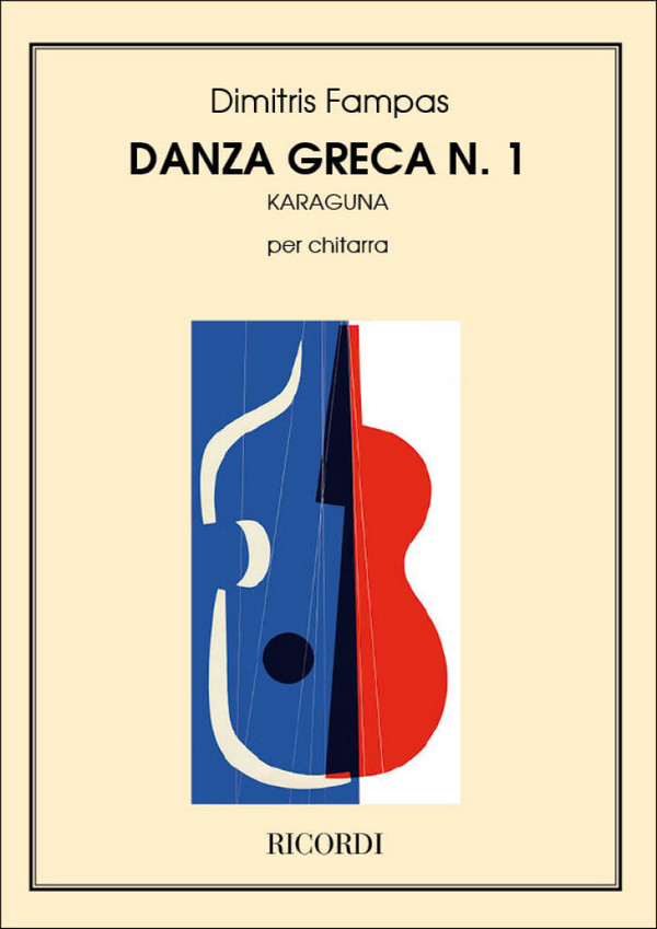 Danza Greca No.1 'Karaguna'&nbsp;&nbsp;per chitarra&nbsp;&nbsp;