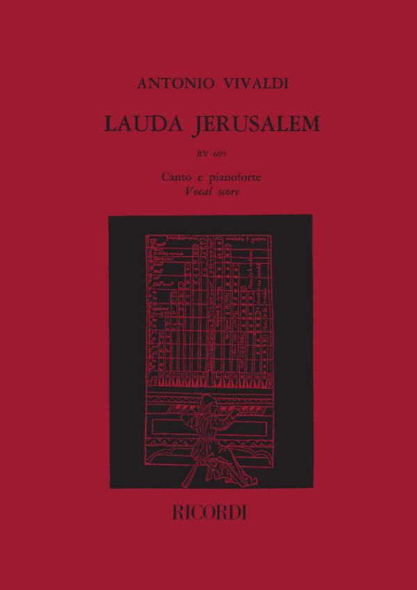 Lauda Jerusalem RV609&nbsp;&nbsp;per soli, 2 cori a 4 voci miste, 2 orchestre d'archi e 2 organi&nbsp;&nbsp;vocal score (la/en)