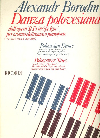 Danza polovesiana  per organo elettronico (piano)  