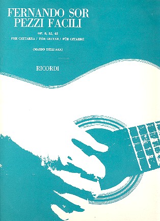 Pezzi facili op.8,32,45&nbsp;&nbsp;per Chitarra&nbsp;&nbsp;
